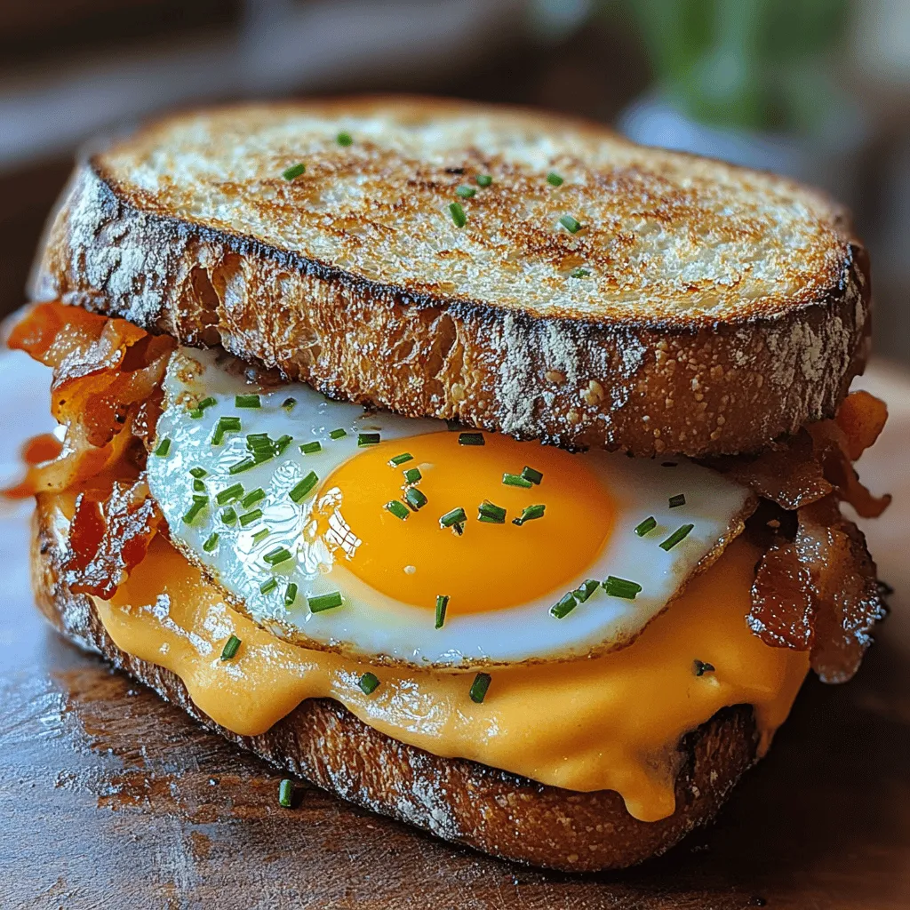 Das Eier-im-Loch Frühstücks-Sandwich ist ein köstliches und herzhaftes Gericht, das nicht nur den Gaumen erfreut, sondern auch eine wunderbare Möglichkeit bietet, den Tag zu beginnen. Die Kombination aus knusprigem Brot, frisch gebratenem Ei und geschmolzenem Käse macht dieses Sandwich zu einem wahren Genuss. Egal, ob Sie es als schnelles Frühstück für hektische Morgen oder als köstliches Brunch-Gericht servieren möchten – dieses Rezept wird Ihnen sicher gefallen.