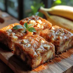 Um die perfekten Himmlischen Bananen-Blondies zuzubereiten, ist die Auswahl der richtigen Zutaten entscheidend. Hier sind die Zutaten, die du benötigst, um diese köstliche Leckerei zu kreieren: