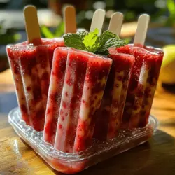 Wenn die Temperaturen steigen und die Sonne strahlt, gibt es kaum etwas Erfrischenderes als ein selbstgemachtes Eis am Stiel. Das Beerenbliss-Limonade-Eis am Stiel ist die perfekte Kombination aus fruchtiger Süße und spritziger Säure, die jeden Sommerhitze vertreibt. Diese köstlichen Eisleckereien sind nicht nur ein Genuss für den Gaumen, sondern auch eine hervorragende Möglichkeit, die Vorteile frischer Zutaten zu nutzen. Mit frischen Erdbeeren und frisch gepresstem Zitronensaft zaubern Sie im Handumdrehen ein erfrischendes Dessert, das garantiert bei Groß und Klein beliebt ist.