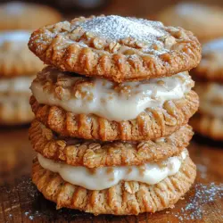 Oatmeal Cream Pies sind ein zeitloses und beliebtes Gebäck, das in vielen Haushalten liebevoll zubereitet wird. Diese köstlichen Kekse, gefüllt mit einer cremigen Füllung, bieten nicht nur einen unwiderstehlichen Geschmack, sondern auch den nostalgischen Charme von Kindheitserinnerungen. Ob als Snack für die Schule, als süßes Mitbringsel zu einer Feier oder einfach nur zum Genießen bei einer Tasse Tee – Oatmeal Cream Pies sind immer eine hervorragende Wahl.