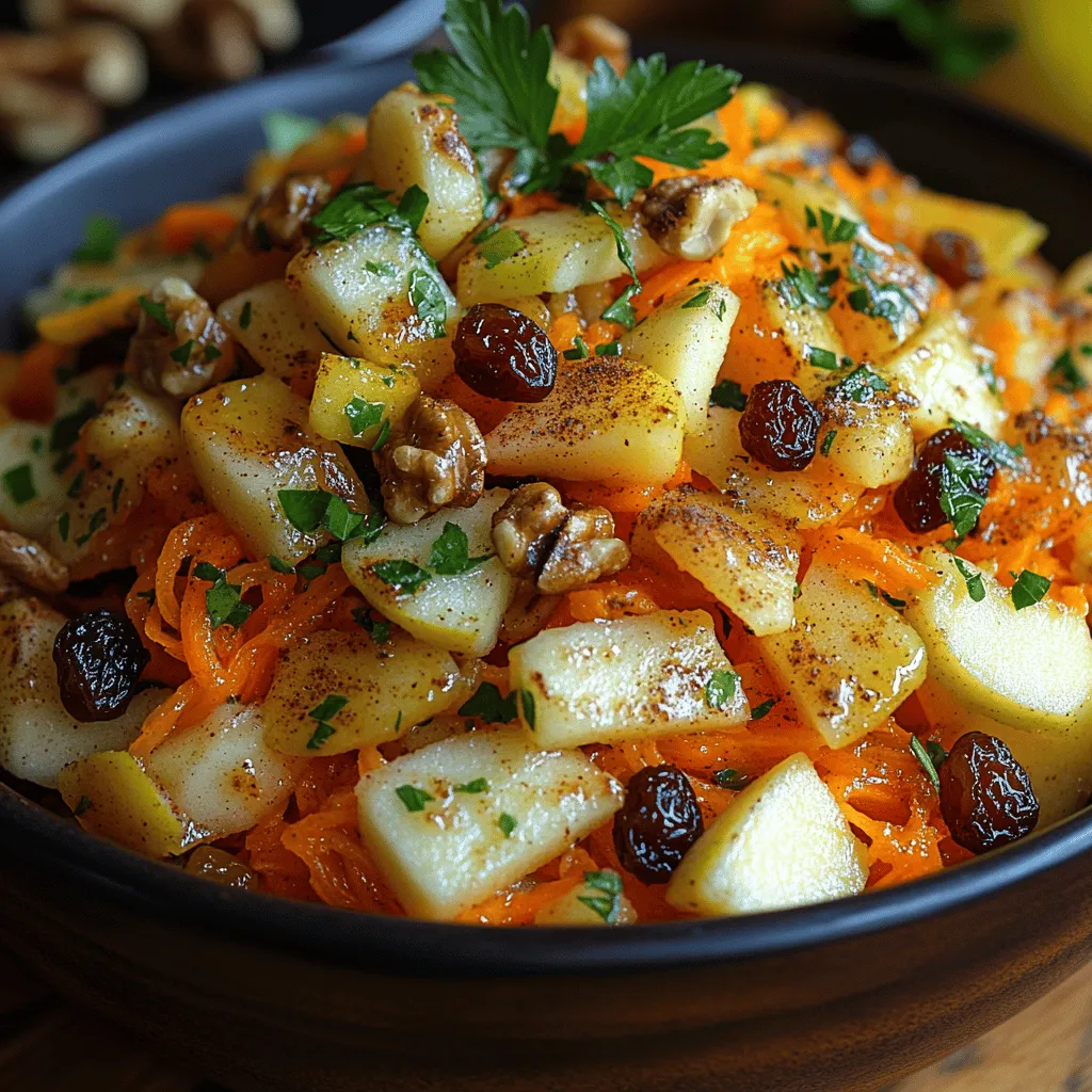 In der heutigen schnelllebigen Welt, in der Zeit oft Mangelware ist, ist es wichtiger denn je, gesunde und schmackhafte Gerichte zu finden, die sich schnell zubereiten lassen. Der knusprige Karotten-Apfel-Genuss ist genau das: eine erfrischende und nahrhafte Option, die sowohl als Beilage als auch als leichtes Hauptgericht dienen kann. Diese Kombination aus knackigen Karotten und süßen Äpfeln, verfeinert mit Nüssen und einem köstlichen Dressing, wird nicht nur Ihrem Gaumen Freude bereiten, sondern auch Ihre Gesundheit unterstützen.