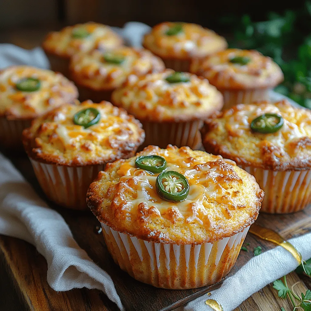 In der Welt der Backkunst gibt es wenig, das so befriedigend ist wie frisch gebackenes, duftendes Brot oder Muffins. Heute präsentieren wir Ihnen ein Rezept für Scharfe Käsefreude: Jalapeño-Cheddar-Maisbrot-Muffins. Diese Muffins kombinieren die herzhafte Süße von Mais mit dem würzigen Kick von Jalapeños und dem schmelzenden Geschmack von Cheddar-Käse. Ideal als Snack, Beilage oder sogar als Hauptgericht, sind diese Muffins nicht nur einfach zuzubereiten, sondern auch äußerst schmackhaft. Ob Sie sie zu einer Grillparty mitbringen oder einfach nur als köstliche Ergänzung zu einer herzhaften Suppe servieren möchten – diese Muffins werden schnell zum Favoriten in Ihrer Küche. Lassen Sie uns in die Details eintauchen.