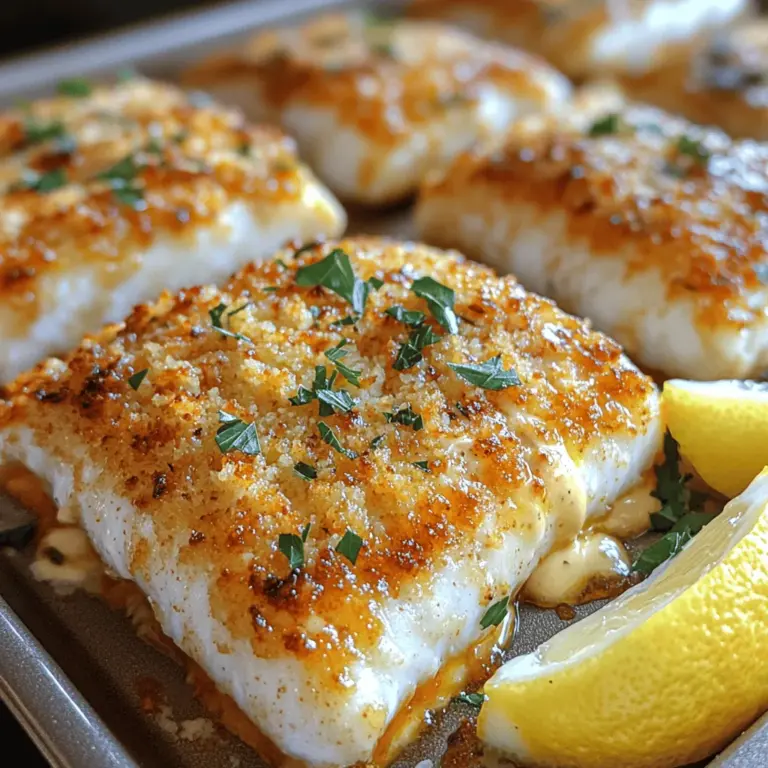 In der Welt der schnellen und köstlichen Küchenrezepte gibt es nur wenige Gerichte, die so befriedigend sind wie knuspriger Pankokrustierter Fisch mit Mayonnaise. Dieses Gericht vereint zarte Fischfilets mit einer unwiderstehlich knusprigen Kruste, die durch die Kombination von Pankobröseln und Parmesan entsteht. Die Zubereitung ist nicht nur einfach und schnell, sondern auch äußerst schmackhaft, was es zu einer idealen Wahl für ein Abendessen unter der Woche oder ein besonderes Familienessen macht.