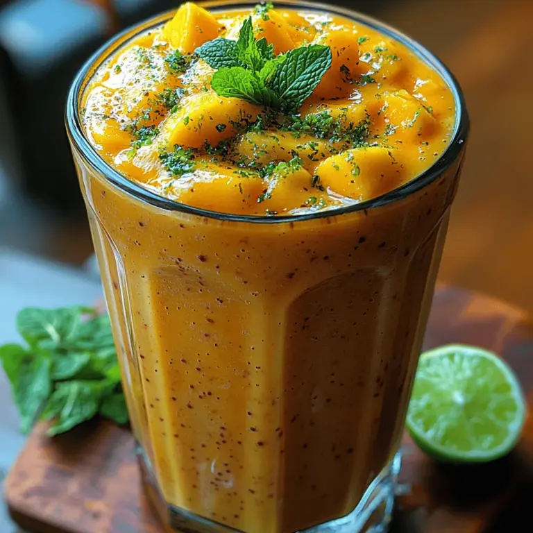 Die Auswahl der richtigen Zutaten ist entscheidend für den Geschmack und die Nährstoffe eines Smoothies. Hier sind die Hauptbestandteile, die Sie für unseren Tropischen Paradies Mango-Smoothie benötigen:
