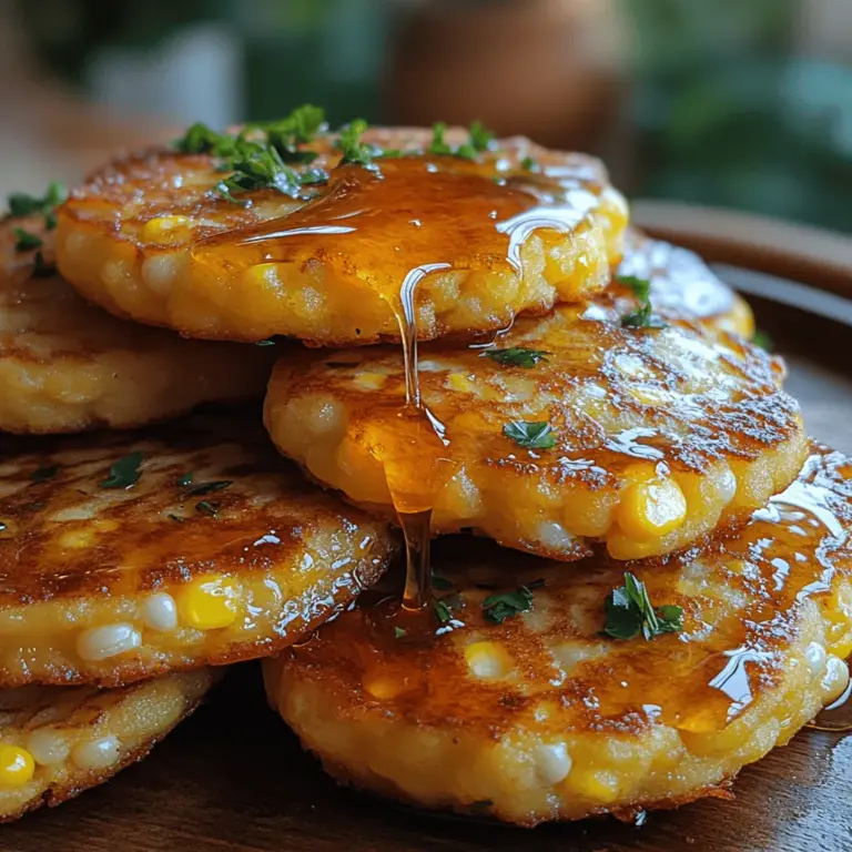 In der Welt der kulinarischen Köstlichkeiten gibt es wenig, das so verlockend ist wie der Duft von frisch frittierten Speisen. Die Kreativen Maisfritter mit Honigglasur sind eine wunderbare Mischung aus herzhaftem und süßem Geschmack, die nicht nur den Gaumen erfreuen, sondern auch eine Vielzahl von Texturen bieten. Diese Fritter sind perfekt als Snack, Beilage oder sogar als Hauptgericht. Egal, ob Sie sie zu einem festlichen Anlass oder einfach nur zum Genießen an einem gemütlichen Abend zubereiten, sie werden schnell zum Star Ihres Buffets.