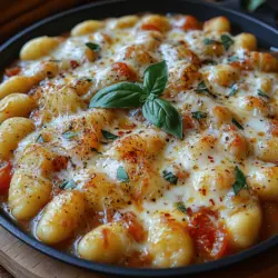 Willkommen in der köstlichen Welt der italienischen Küche! Heute präsentieren wir Ihnen ein Rezept, das nicht nur den Gaumen erfreut, sondern auch das Herz wärmt: Gnocchi-Vergnügen mit Tomaten-Creme-Genuss. Dieses Gericht vereint die zarten, luftigen Gnocchi mit einer cremigen Tomatensauce, die mit frischen Kräutern verfeinert wird. Ideal für ein schnelles Abendessen unter der Woche oder als besonderes Gericht für Ihre Gäste – dieses Rezept wird zum neuen Favoriten in Ihrer Küche.