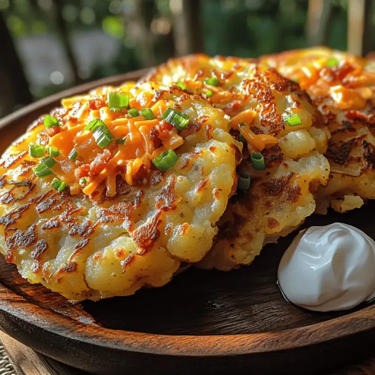 Kartoffelpuffer sind ein Klassiker der deutschen Küche, der sowohl bei Kindern als auch bei Erwachsenen äußerst beliebt ist. Diese herzhaften Leckereien, die oft als Beilage oder Snack serviert werden, haben sich im Laufe der Jahre weiterentwickelt und bieten unzählige Variationsmöglichkeiten. Eine besonders köstliche Variante sind die Cheddar Bacon Kartoffelpuffer, die das Beste aus zwei Welten vereinen: die zarte Textur frisch geriebener Kartoffeln und die reichhaltigen Aromen von scharfem Cheddar-Käse und knusprigem Speck. Diese Mischung sorgt für ein Geschmackserlebnis, das sowohl sättigend als auch unvergesslich ist.