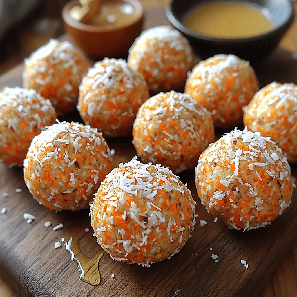 Haferflocken sind ein wahres Superfood, das in vielen gesunden Snacks zu finden ist. Sie sind nicht nur reich an Ballaststoffen, sondern bieten auch langanhaltende Energie, was sie zu einer idealen Wahl für Energieballs macht. Die Ballaststoffe in Haferflocken helfen, den Blutzuckerspiegel stabil zu halten, was bedeutet, dass Sie nach dem Verzehr dieser kleinen Bällchen nicht in ein Energietief fallen. Außerdem fördern sie die Verdauung und sind gut für das Herz. Haferflocken sind eine hervorragende Basis für Ihre Karottenkuchen-Energieballs, da sie eine angenehme Textur und ein nussiges Aroma hinzufügen.