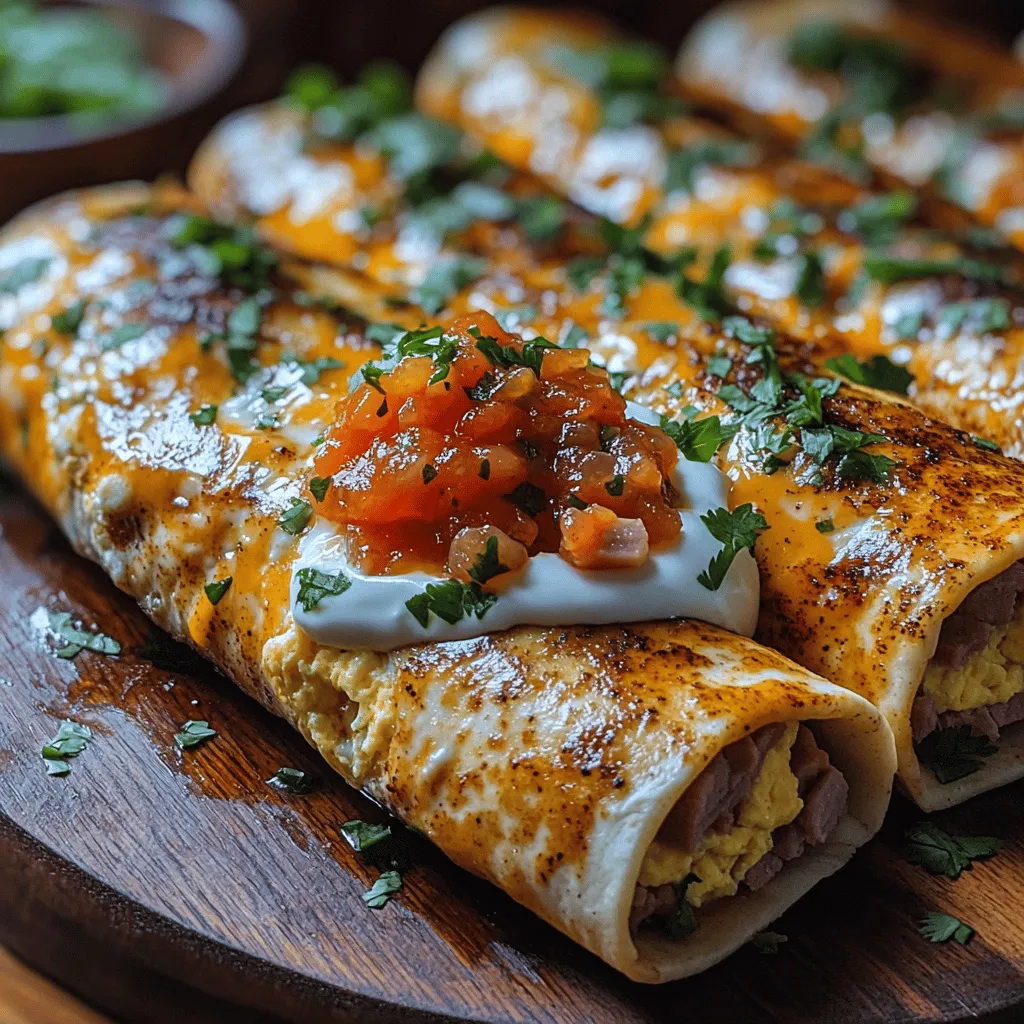 Wenn es um das Frühstück geht, denken viele an eine ausgewogene und nahrhafte Mahlzeit, die Energie für den Tag liefert. Die Ham-Ei-Salsa Frühstücks-Rollups sind nicht nur köstlich, sondern auch einfach zuzubereiten und bieten eine perfekte Kombination aus Proteinen, gesunden Fetten und Ballaststoffen. Diese Rollups sind ideal für hektische Morgen, wenn die Zeit knapp ist, aber der Hunger groß. Sie lassen sich leicht anpassen und können nach Belieben gefüllt werden, sodass sie für die ganze Familie geeignet sind. Egal, ob Sie sie zum Frühstück, Brunch oder sogar als Snack zwischendurch genießen möchten, dieses Rezept wird Sie begeistern.