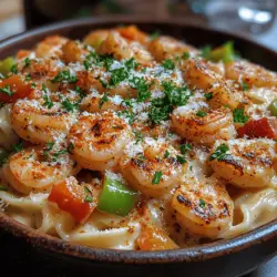Die Spicy Cajun Delight Garnelen-Pasta ist das perfekte Gericht für alle, die eine Kombination aus köstlichen Aromen und einer gewissen Schärfe suchen. Diese einfache und dennoch beeindruckende Pasta-Option bringt die Aromen der Cajun-Küche direkt auf Ihren Tisch. Ob für ein schnelles Abendessen unter der Woche oder ein besonderes Wochenende mit Freunden, dieses Gericht wird Ihre Gäste begeistern und ihnen das Wasser im Mund zusammenlaufen lassen.