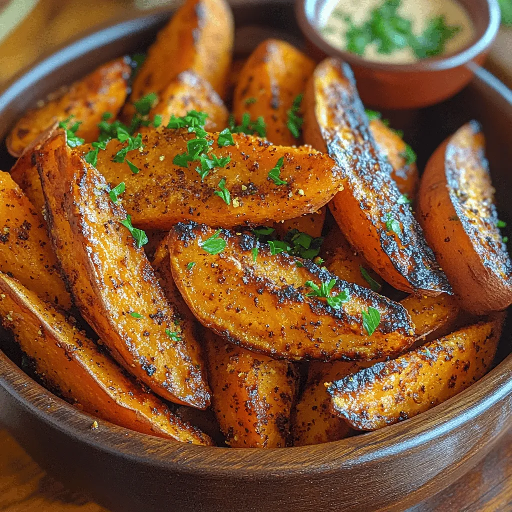 Die Krosse Süßkartoffel-Wedges aus der Heißluftfritteuse sind nicht nur ein köstlicher Snack, sondern auch eine gesunde Alternative zu herkömmlichen Pommes Frites. Diese knusprigen Wedges sind einfach zuzubereiten und perfekt für jede Gelegenheit, sei es als Beilage, Snack oder Hauptgericht. Ihre süßliche Note, kombiniert mit einer knusprigen Textur, macht sie zu einem beliebten Gericht bei Groß und Klein.