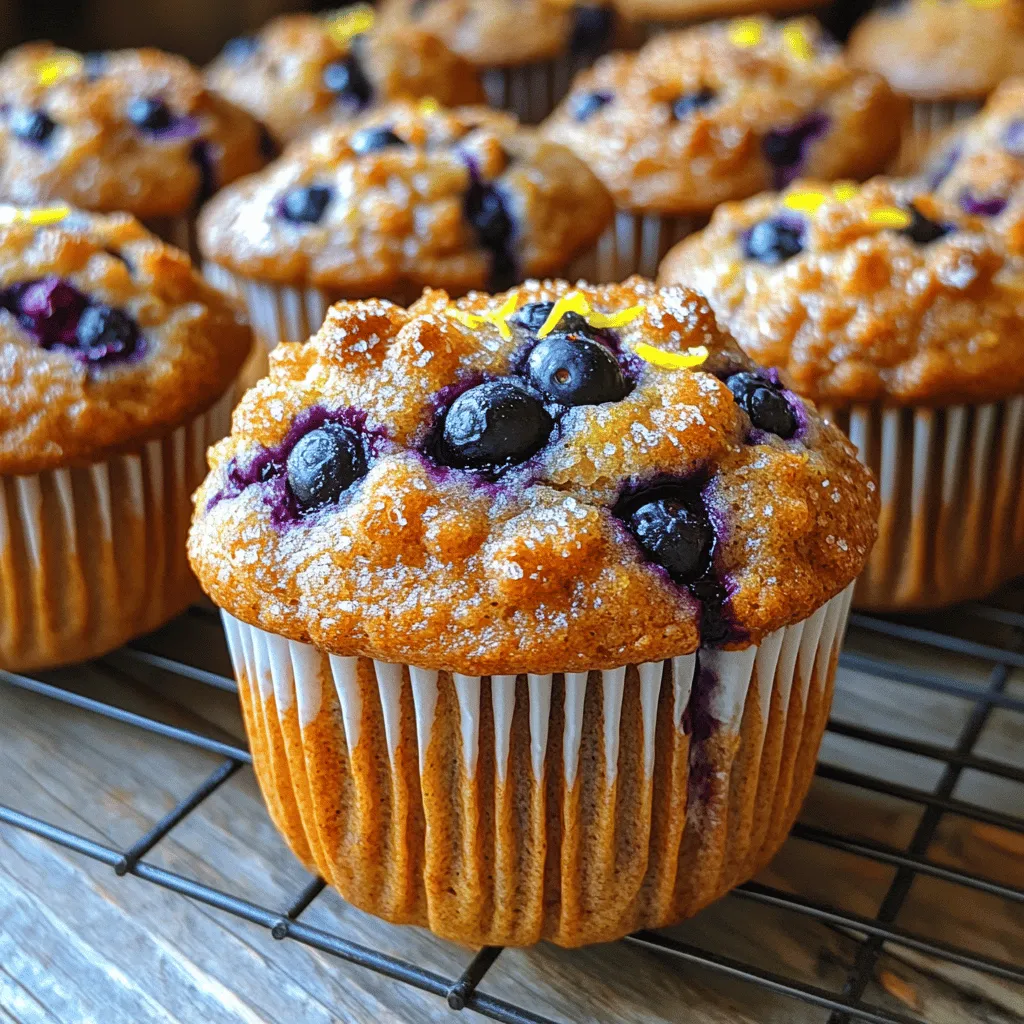 Zitronen-Blaubeer-Muffins sind mehr als nur ein einfaches Gebäck – sie sind eine harmonische Kombination aus fruchtiger Frische und zarter Süße. Die leuchtenden Blaubeeren, die in den goldbraunen Muffins stecken, und die belebende Zitrusnote der frischen Zitronen machen diese Muffins zu einem idealen Begleiter für das Frühstück, den Nachmittagskaffee oder als köstlicher Snack für zwischendurch. Dieses Rezept ist besonders beliebt, da es einfach zuzubereiten ist und sowohl mit frischen als auch mit gefrorenen Blaubeeren gelingt.