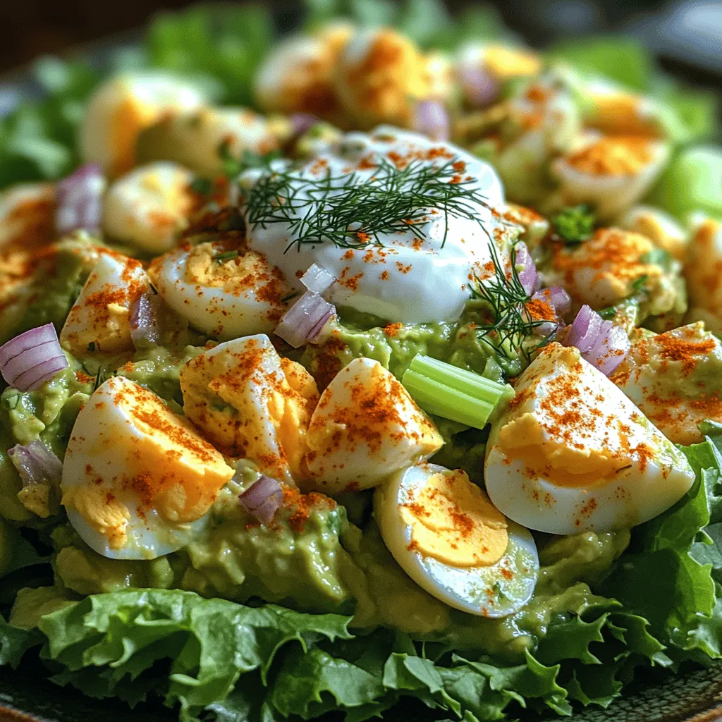 Die Wahl der Zutaten ist entscheidend für den Geschmack und die Qualität des Gerichts. Hier sind die Hauptbestandteile für unseren cremigen Avocado-Ei-Salat: