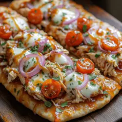 Die wichtigsten Zutaten, die für die Zubereitung des Honig BBQ Chicken Fladenbrots benötigt werden, umfassen: