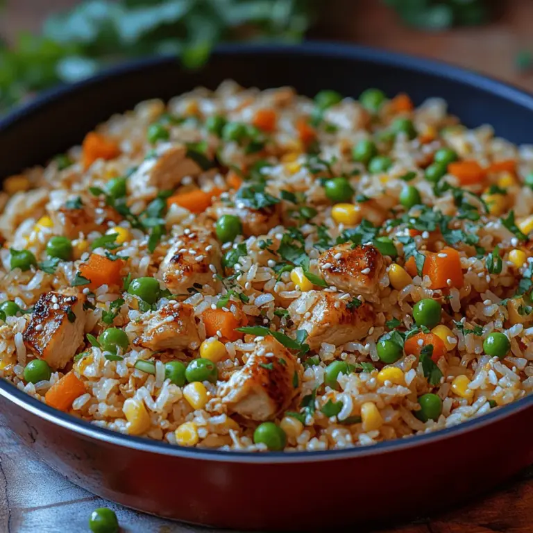 In der heutigen schnelllebigen Welt, in der Zeit oft ein kostbares Gut ist, sind schnelle und nahrhafte Mahlzeiten gefragter denn je. Das Rezept für schnelles Hähnchen gebratenen Reis ist nicht nur einfach zuzubereiten, sondern bietet auch eine hervorragende Möglichkeit, verschiedene Nährstoffe in einer einzigen Mahlzeit zu vereinen. Ob nach einem langen Arbeitstag oder an einem entspannten Wochenende – dieses Gericht ist vielseitig, schmackhaft und liefert eine vollwertige Kombination aus Proteinen, Kohlenhydraten und Vitaminen.