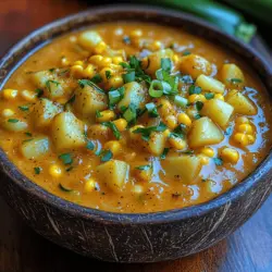 Die geschmackliche Palette dieses Chowders ist reichhaltig und vielfältig. Der frische Mais ist der Star der Show – seine natürliche Süße und die knackige Konsistenz verleihen dem Gericht eine besondere Note. Zucchini bringt nicht nur eine angenehme Frische, sondern sorgt auch für einen leichten Biss, der den Chowder interessant macht. Die Kartoffeln fungieren als Bindeglied und geben dem Gericht eine cremige, sättigende Basis.