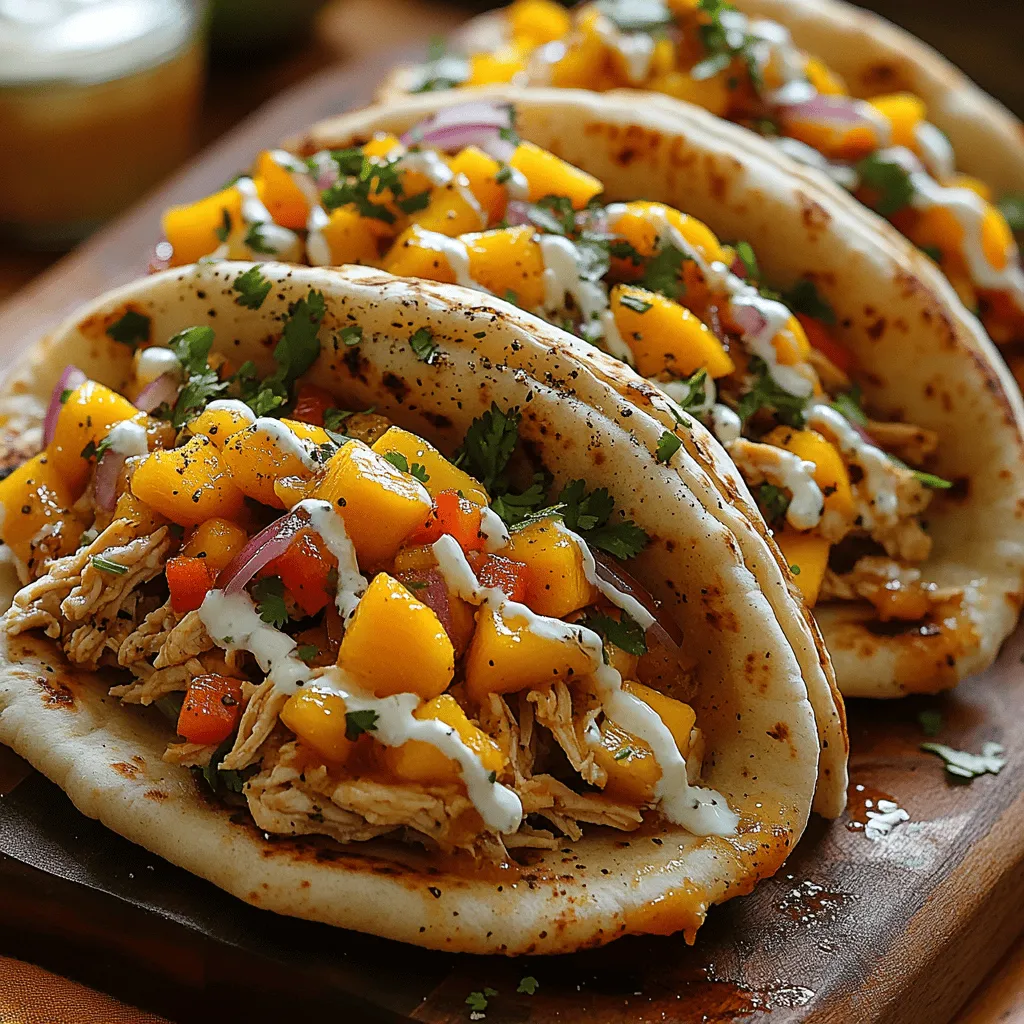 Um die Mango Tango Chicken Pitas optimal zuzubereiten, benötigen wir eine Auswahl an frischen und nahrhaften Zutaten. Hier ist ein Überblick über die Hauptbestandteile dieses Rezepts: