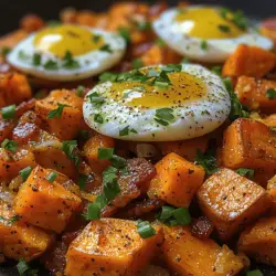 Bevor wir in die Zubereitung eintauchen, lassen Sie uns die Hauptzutaten für unser Süßkartoffel-Bacon-Hash im Detail betrachten. Jede Zutat spielt eine entscheidende Rolle für den Geschmack und die Textur des Gerichts.