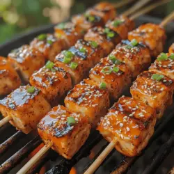 Eine genaue Auflistung der benötigten Zutaten ist der Schlüssel zum Gelingen jedes Rezepts. Hier sind die Zutaten, die Sie für die Zubereitung der feurigen Honig-Sriracha-Hähnchenspieße benötigen: