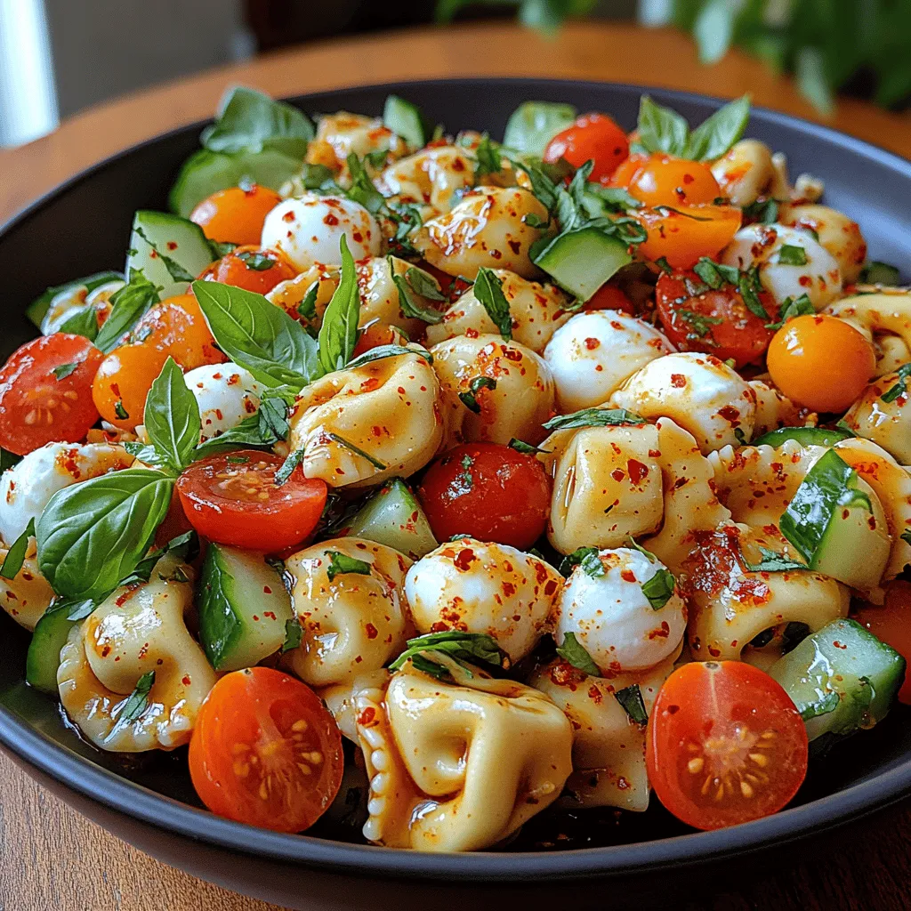 Um einen köstlichen Scharfe-süße Honig-Tortellini-Nudelsalat zuzubereiten, benötigen Sie eine Vielzahl von Zutaten, die zusammenarbeiten, um ein harmonisches Geschmackserlebnis zu schaffen. Hier sind die wichtigsten Bestandteile dieses erfrischenden Salats: