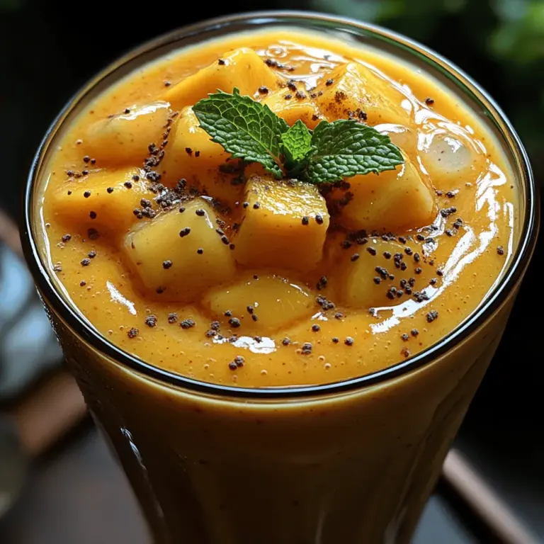 In der Welt der Smoothies gibt es kaum etwas Erfrischenderes und Nahrhafteres als ein tropischer Pfirsich-Mango-Joghurt-Smoothie. Diese köstliche Kombination aus saftigen Früchten, cremigem Joghurt und einem Hauch von Süße bringt nicht nur ein Stück tropisches Paradies in Ihr Glas, sondern liefert auch eine Fülle von Nährstoffen. Ob zum Frühstück, als Snack oder zum gesunden Dessert – dieser Smoothie ist vielseitig und einfach zuzubereiten.