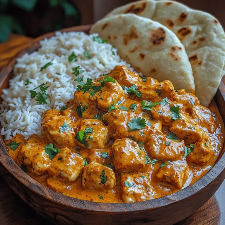 Chicken Tikka Masala ist ein wahrhaft ikonisches Gericht der indischen Küche, das sich weltweit großer Beliebtheit erfreut. Dieses köstliche Gericht vereint zarte Hähnchenstücke, die in einer aromatischen, cremigen Sauce aus Gewürzen, Tomaten und Kokosmilch geschmort werden. Die Kombination aus warmen Gewürzen, frischen Zutaten und der cremigen Textur macht Chicken Tikka Masala zu einem echten Genuss, der nicht nur für Feinschmecker, sondern auch für Kochanfänger geeignet ist.