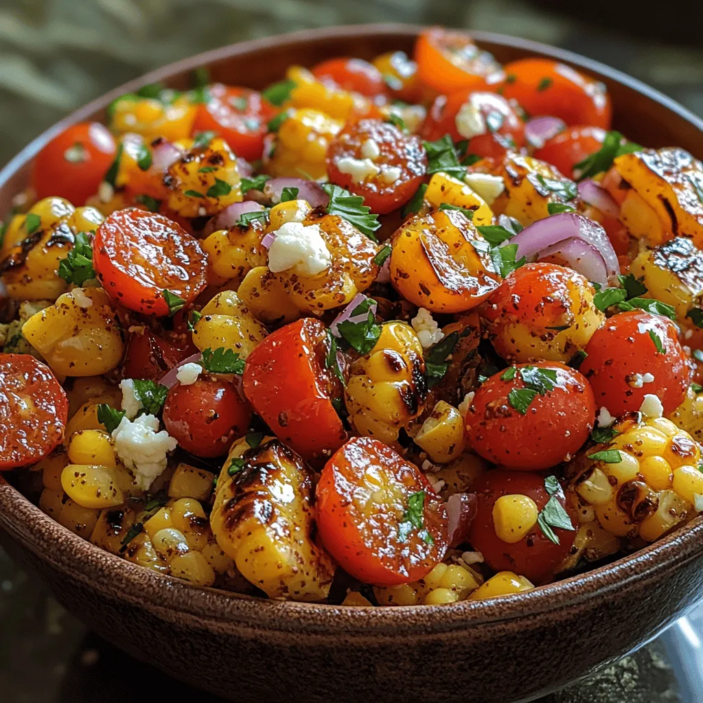 Röstsalat aus roter Paprika und Mais ist ein köstliches und gesundes Gericht, das nicht nur einfach zuzubereiten ist, sondern auch vollgepackt mit frischen Aromen und Nährstoffen. Diese Kombination aus gerösteten Paprika, süßem Mais und frischen Zutaten bietet eine perfekte Balance zwischen Geschmack und Textur. Ob als Beilage zu einem Grillabend oder als erfrischendes Hauptgericht an einem warmen Sommertag, dieser Salat ist vielseitig und lässt sich leicht an verschiedene Geschmäcker anpassen.