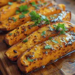 In der Welt der gesunden Snacks und Beilagen haben gebackene Süßkartoffel-Wedges ihren festen Platz erobert. Diese krossen, honiggewürzten Köstlichkeiten sind nicht nur einfach zuzubereiten, sondern auch eine großartige Möglichkeit, den Geschmack und die Nährstoffe von Süßkartoffeln in einem schmackhaften Gericht zu genießen. Süßkartoffeln sind nicht nur vielseitig, sondern auch reich an Vitaminen, Mineralstoffen und Ballaststoffen, was sie zu einer hervorragenden Wahl für jede Mahlzeit macht. Ihre natürliche Süße harmoniert perfekt mit würzigen Aromen und macht sie zu einer beliebten Option für viele Gerichte.