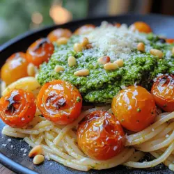 Die italienische Küche ist bekannt für ihre köstlichen und einfachen Gerichte, die schnell zubereitet werden können und dennoch voller Geschmack sind. Eines dieser wunderbaren Gerichte ist die Pesto-Pasta mit gerösteten Tomaten. Diese Kombination aus frischen Zutaten, aromatischem Pesto und süßen, karamellisierten Tomaten ist nicht nur ein Fest für die Sinne, sondern auch eine gesunde Option für ein schnelles Abendessen. In diesem Artikel werden wir die einzelnen Schritte zur Zubereitung dieses köstlichen Gerichts detailliert durchgehen und die Vorteile der verwendeten Zutaten hervorheben.