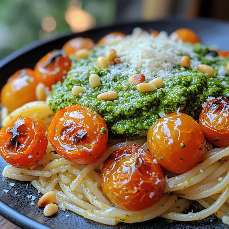 Die italienische Küche ist bekannt für ihre köstlichen und einfachen Gerichte, die schnell zubereitet werden können und dennoch voller Geschmack sind. Eines dieser wunderbaren Gerichte ist die Pesto-Pasta mit gerösteten Tomaten. Diese Kombination aus frischen Zutaten, aromatischem Pesto und süßen, karamellisierten Tomaten ist nicht nur ein Fest für die Sinne, sondern auch eine gesunde Option für ein schnelles Abendessen. In diesem Artikel werden wir die einzelnen Schritte zur Zubereitung dieses köstlichen Gerichts detailliert durchgehen und die Vorteile der verwendeten Zutaten hervorheben.