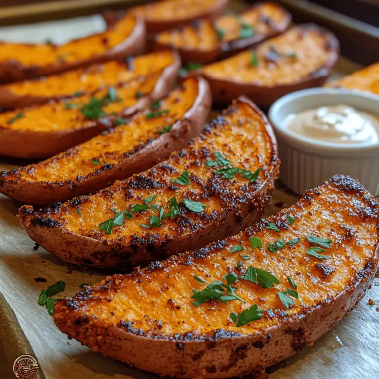 Die Hauptzutat dieses Rezepts sind Süßkartoffeln, die nicht nur köstlich, sondern auch äußerst nahrhaft sind. Sie sind reich an Vitaminen, insbesondere Vitamin A, C und B6, sowie an Ballaststoffen, die die Verdauung fördern. Darüber hinaus enthalten Süßkartoffeln Antioxidantien, die dazu beitragen können, das Risiko chronischer Erkrankungen zu verringern. Die Zugabe von Olivenöl sorgt nicht nur für eine knusprige Textur, sondern liefert auch gesunde Fette, die gut für Herz und Kreislauf sind.
