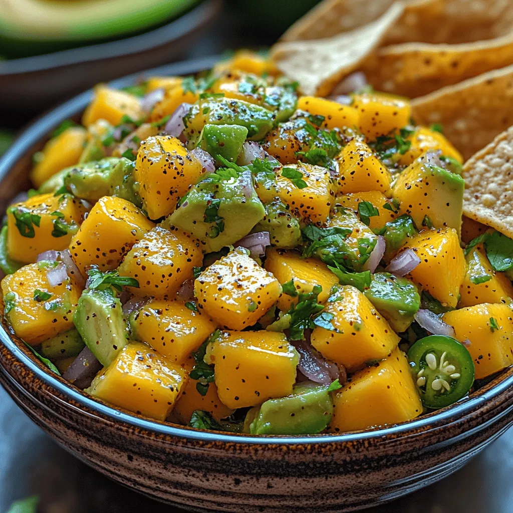 Salsa ist ein Begriff, der sich aus dem Spanischen übersetzt als „Soße“ oder „Dip“ bedeutet. Ursprünglich in Mexiko entwickelt, hat sich Salsa in den letzten Jahrzehnten zu einem globalen Phänomen entwickelt. Die verschiedenen Salsa-Varianten, die man heute findet, sind oft inspiriert von regionalen Zutaten und Traditionen. Die Zesty Mango Avocado Salsa ist eine hervorragende Illustration dieser Kreativität, da sie tropische Früchte verwendet, die in vielen Teilen der Welt geschätzt werden.