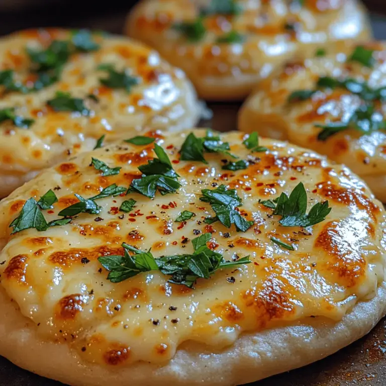 Das cremige Knoblauch Alfredo-Fladenbrot ist ein absoluter Genuss, der nicht nur in italienischen Restaurants, sondern auch in der heimischen Küche große Beliebtheit erlangt hat. Mit einer Kombination aus reichhaltiger Sahnesauce, aromatischem Knoblauch und geschmolzenem Käse wird dieses Gericht zum perfekten Snack oder zur Hauptspeise für gesellige Abende. Die Ursprünge der Alfredo-Sauce liegen in der italienischen Küche, wo sie traditionell für Pasta verwendet wird. In dieser Variante wird sie jedoch auf ein Fladenbrot oder Naan übertragen, was das Gericht nicht nur innovativ, sondern auch äußerst vielseitig macht.