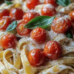In der Welt der italienischen Küche gibt es viele Gerichte, die sowohl einfach zuzubereiten als auch geschmacklich überzeugend sind. Ein besonders schmackhaftes und beliebtes Rezept ist die cremige geröstete Tomatenpasta. Diese Pasta vereint die Süße von gerösteten Kirschtomaten mit einer reichhaltigen Sahnesauce und dem herzhaften Geschmack von Parmesan. Ursprünglich aus der italienischen Hausmannskost stammend, hat sich dieses Gericht in vielen Haushalten etabliert, weil es schnell zubereitet werden kann und dabei eine Vielzahl von Aromen bietet.