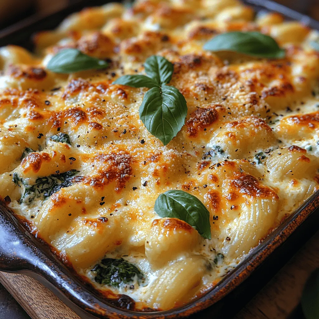 Willkommen in der wunderbaren Welt der italienischen Küche! Heute präsentiere ich Ihnen ein köstliches Rezept für einen Spinat-Ricotta-Pastaauflauf, der nicht nur den Gaumen erfreut, sondern auch ein wahrer Augenschmaus ist. Dieses Gericht kombiniert die herzhaften Aromen von frischem Spinat und cremigem Ricotta mit der angenehmen Textur von Pasta – perfekt für ein gemütliches Abendessen mit Familie oder Freunden.