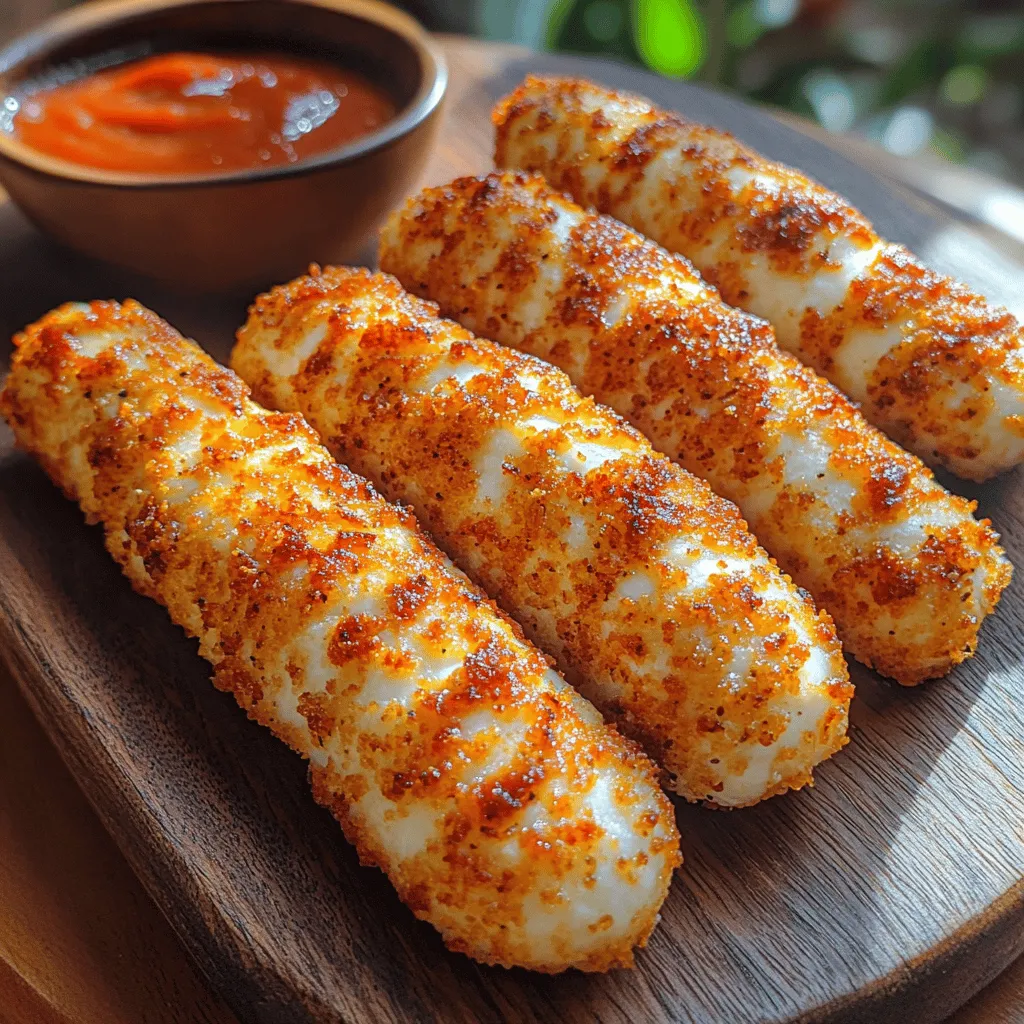 Mozzarella-Sticks sind ein absoluter Klassiker, der in vielen Restaurants und auf Partys ein Hit ist. Diese goldenen, knusprigen Käse-Sticks sind nicht nur einfach zuzubereiten, sondern bieten auch die perfekte Mischung aus einem herzhaften Snack und einem wärmenden Genuss. Egal, ob Sie sie als Fingerfood für eine Feier, als Snack für einen Filmabend oder einfach nur für sich selbst zubereiten möchten, diese Mozzarella-Sticks sind immer eine gute Wahl.