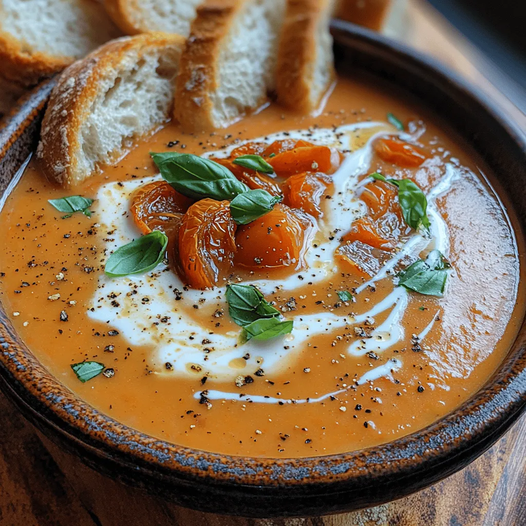 In der modernen Küche sind Rezepte mehr als nur Anleitungen zum Kochen; sie sind Ausdruck von Kreativität, Kultur und Tradition. Sie bringen Menschen zusammen, inspirieren kulinarische Abenteuer und ermöglichen es uns, die Aromen der Welt in unsere eigenen vier Wände zu holen. Eines dieser wunderbaren Rezepte, das sowohl einfach zuzubereiten als auch köstlich ist, ist die Gemütliche Cremige Geröstete Tomatenbisque. Diese samtige Suppe, die aus frisch gerösteten Tomaten und aromatischen Kräutern besteht, ist perfekt für kalte Tage, wenn man sich nach etwas Warmem und Tröstlichem sehnt.