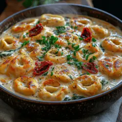 In der Welt der Kulinarik nehmen Rezepte einen zentralen Platz ein. Sie sind nicht nur Anleitungen zur Zubereitung köstlicher Gerichte, sondern auch eine Möglichkeit, Erinnerungen zu schaffen und Traditionen weiterzugeben. Ob in der Familie oder im Freundeskreis, das gemeinsame Kochen und Genießen von Speisen verbindet Menschen auf eine besondere Weise. Heute präsentiere ich Ihnen ein Rezept, das jeden Knoblauchliebhaber begeistern wird: Knoblauchliebhaber Cremige Parmesan Tortellini. Dieses Gericht vereint die herzliche Cremigkeit von Parmesan mit dem vollen Geschmack von frischem Knoblauch und ist in nur 25 Minuten zubereitet.