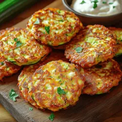 Zucchini Fritter sind eine köstliche und vielseitige Möglichkeit, das schmackhafte Gemüse Zucchini zu genießen. Diese kleinen, knusprigen Küchlein sind nicht nur einfach zuzubereiten, sondern auch eine hervorragende Option für eine gesunde Snack- oder Beilage. Sie können sie als Appetizer, zu einem Salat oder sogar als Hauptgericht servieren, und sie sind ideal für jedes Familienessen oder eine gesellige Runde mit Freunden.