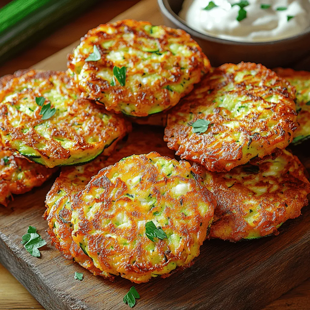 Zucchini Fritter sind eine köstliche und vielseitige Möglichkeit, das schmackhafte Gemüse Zucchini zu genießen. Diese kleinen, knusprigen Küchlein sind nicht nur einfach zuzubereiten, sondern auch eine hervorragende Option für eine gesunde Snack- oder Beilage. Sie können sie als Appetizer, zu einem Salat oder sogar als Hauptgericht servieren, und sie sind ideal für jedes Familienessen oder eine gesellige Runde mit Freunden.
