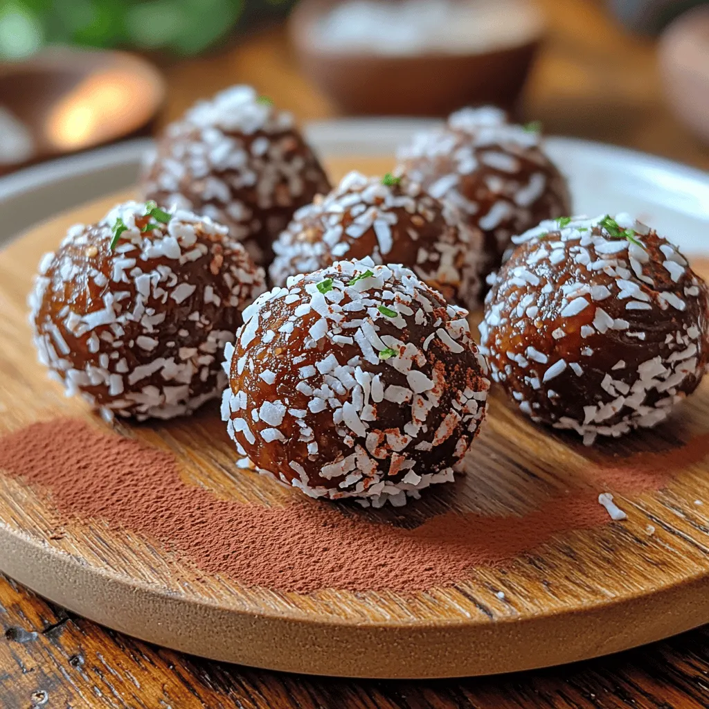 Wenn es um gesunde Snacks und Desserts geht, sind die Dekadenten Schokoladen-Dattel-Bliss-Bälle eine absolute Offenbarung. Diese kleinen Energiepakete kombinieren die natürliche Süße von Medjool-Datteln mit dem reichhaltigen Geschmack von ungesüßtem Kakaopulver und der Cremigkeit von Nussbutter. Sie sind nicht nur eine köstliche Leckerei, sondern auch eine hervorragende Option für alle, die auf ihre Gesundheit achten und gleichzeitig das Verlangen nach Süßem stillen möchten.