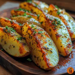 Essen ist mehr als nur Nahrungsaufnahme; es ist eine Kunst, eine Tradition und eine Möglichkeit, für Familie und Freunde zu sorgen. In der heutigen schnelllebigen Welt suchen viele nach einfachen, schmackhaften Rezepten, die sowohl gesund als auch köstlich sind. Eine solche Beilage, die in jedem Menü glänzt, sind knusprige Kartoffelwedges. Dieses Rezept für Crispy Garlic Herb Potato Wedges verbindet die herzhaften Aromen von Knoblauch und frischen Kräutern mit der perfekten Knusprigkeit, die jeder liebt.