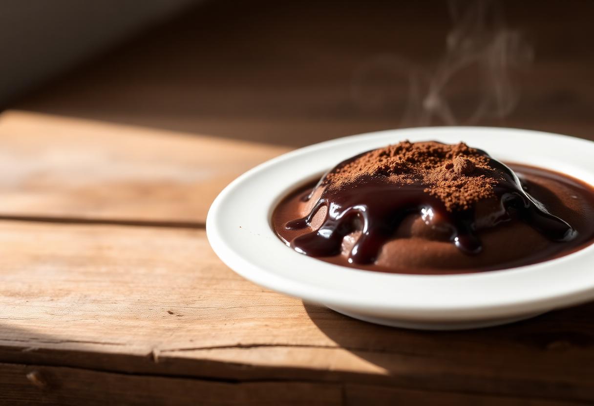 Cremiger Schokoladenpudding selbst gekocht