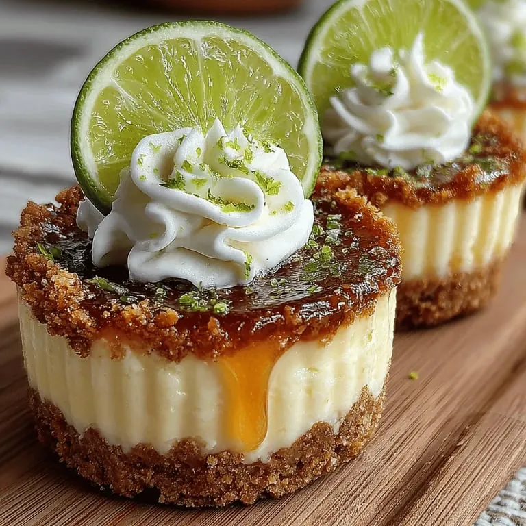 Erfrischende, zitronige No-Bake Key-Lime-Cheesecake-Gläser