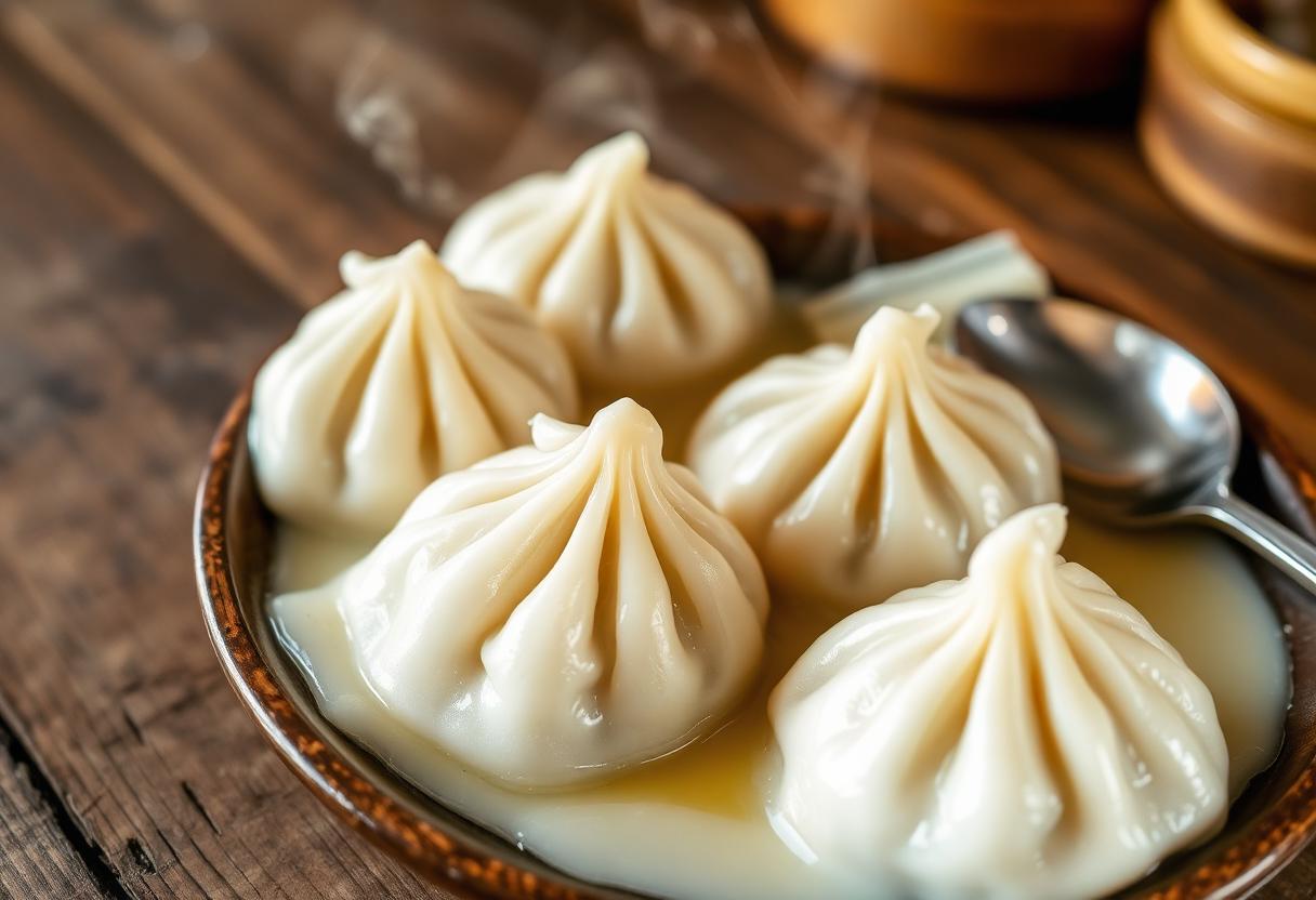 Klassische Dampfnudeln mit selbstgemachter Vanillesoße