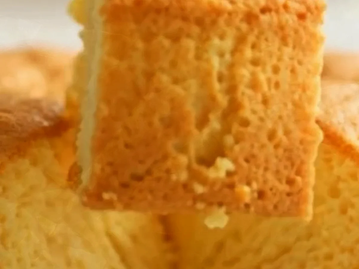 Locker-fluffiger Bananenkuchen mit feiner Porosität