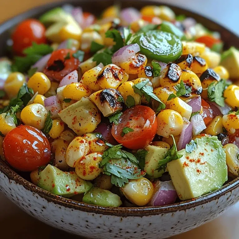 Rauchige gegrillte Mais‑Avocado‑Salsa – ein frischer Sommergenuss