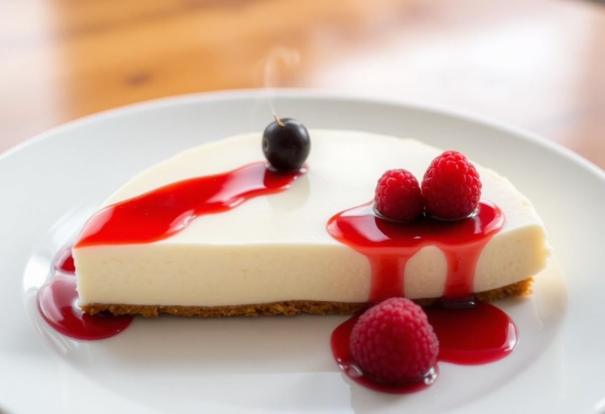 Saftiger Käsekuchen ohne Boden
