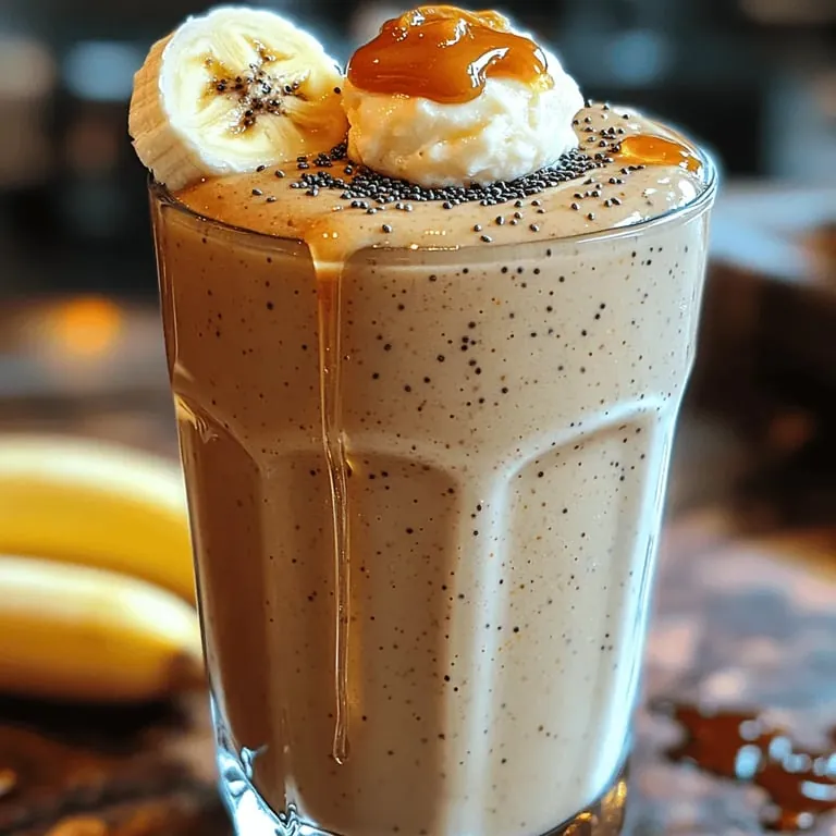 Seidig-vanilliger Protein-Smoothie: Ein nährstoffreicher Kraftprotz