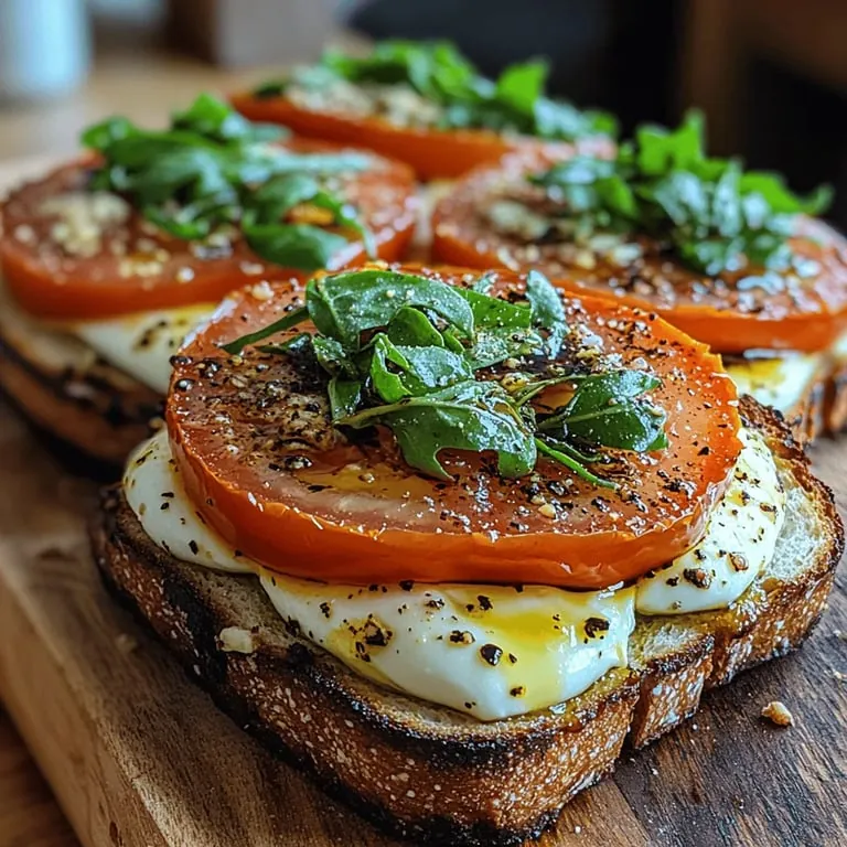 Sonnengereifte Tomaten‑Basilikum‑Genuss‑Sandwiches